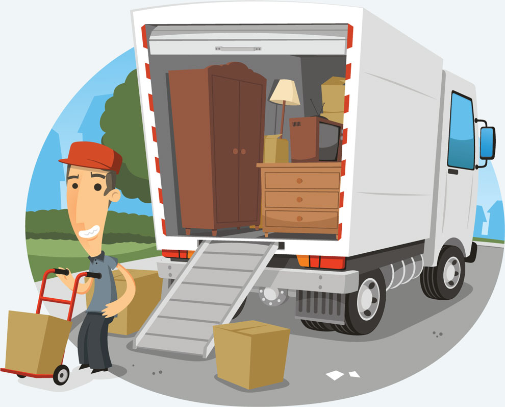 Moving van cartoon - 🧡 Cartoon Of A Moving Van Сток видеоклипы - iStock.